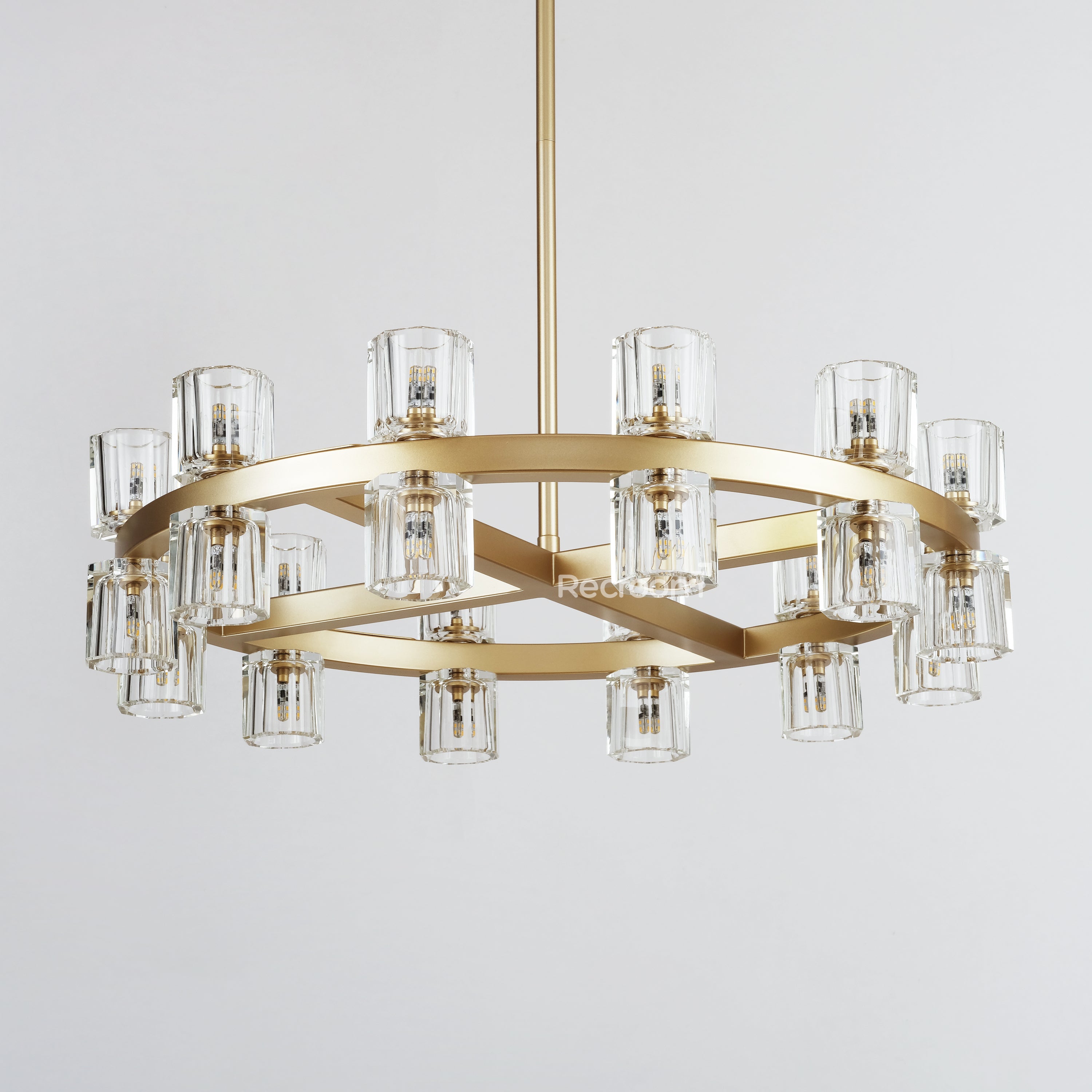 Arcachonest Round Chandelier 24" - Zonesus
