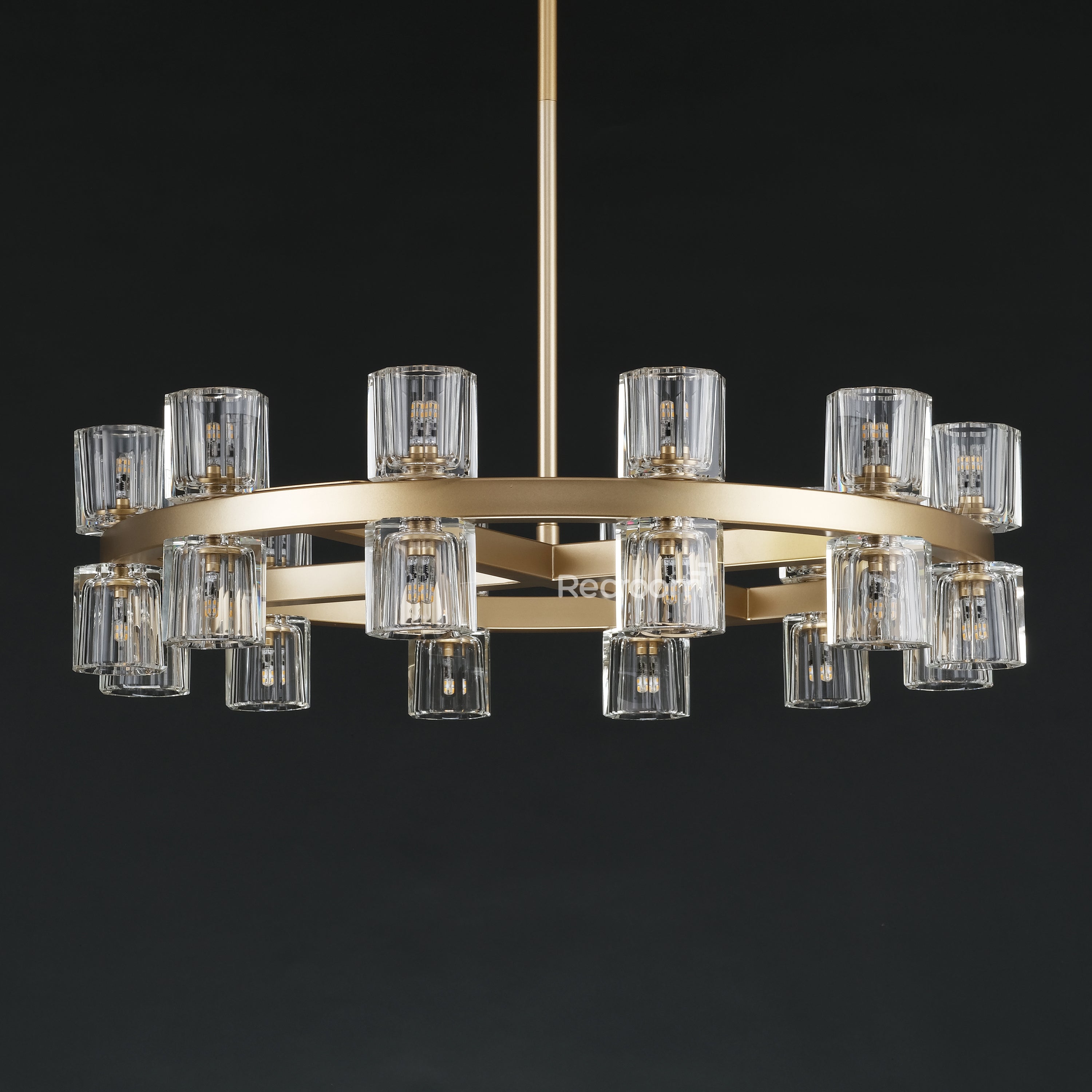 Arcachonest Round Chandelier 24" - Zonesus