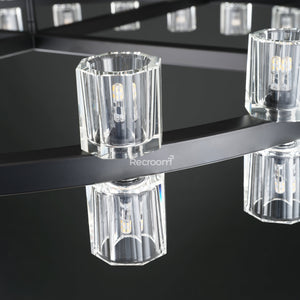 Arcachonest Round Chandelier 48" - Zonesus