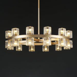 Arcachonest Round Chandelier 24" - Zonesus