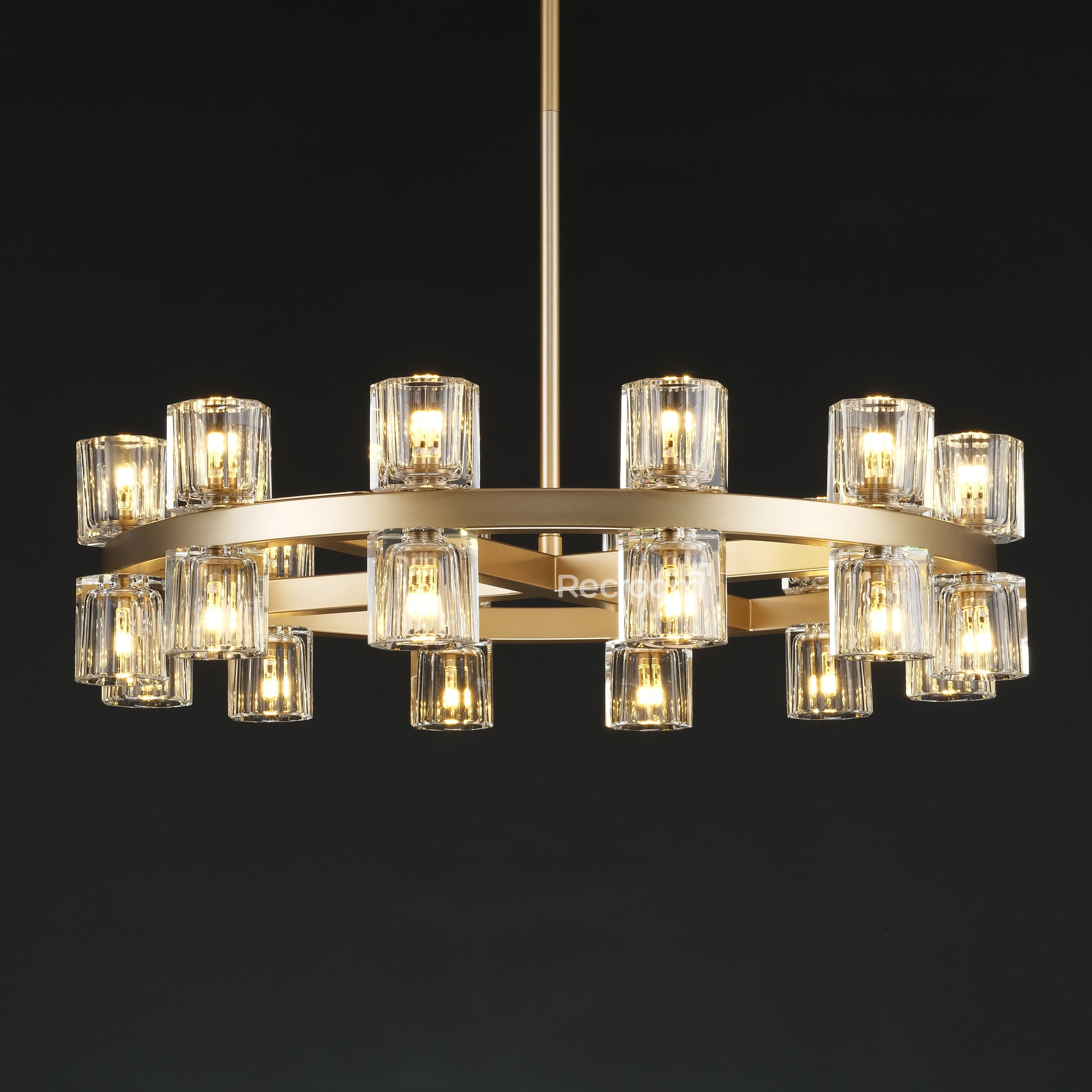 Arcachonest Round Chandelier 24" - Zonesus