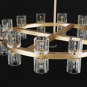 Arcachonest Round Chandelier 24" - Zonesus