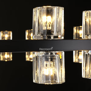 Arcachonest Round Chandelier 48" - Zonesus