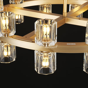 Arcachonest Round Chandelier 24" - Zonesus