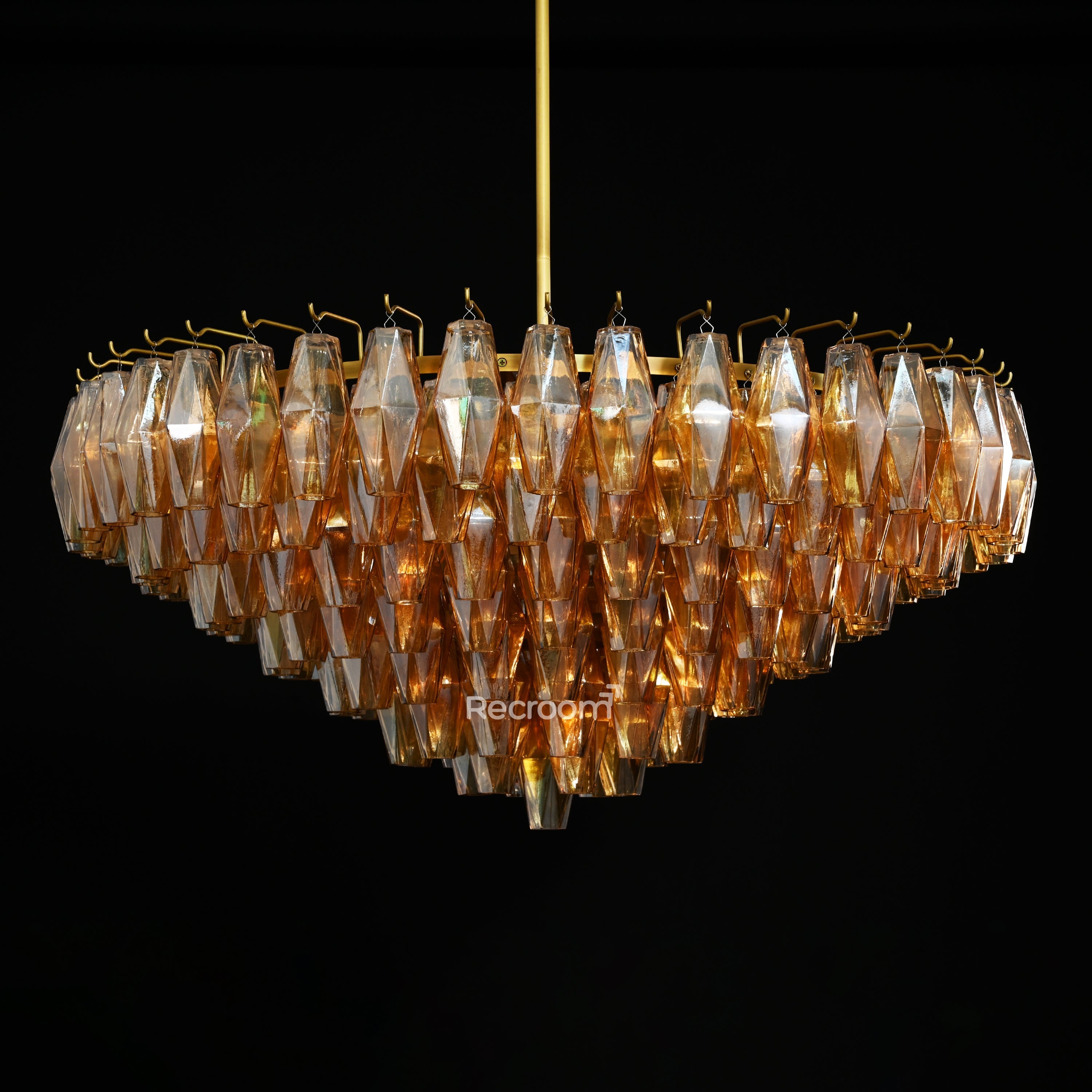 Chia Round Tired Chandelier 37" - Zonesus