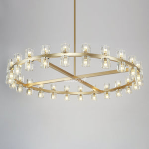 Arcachonest Round Chandelier 48" - Zonesus
