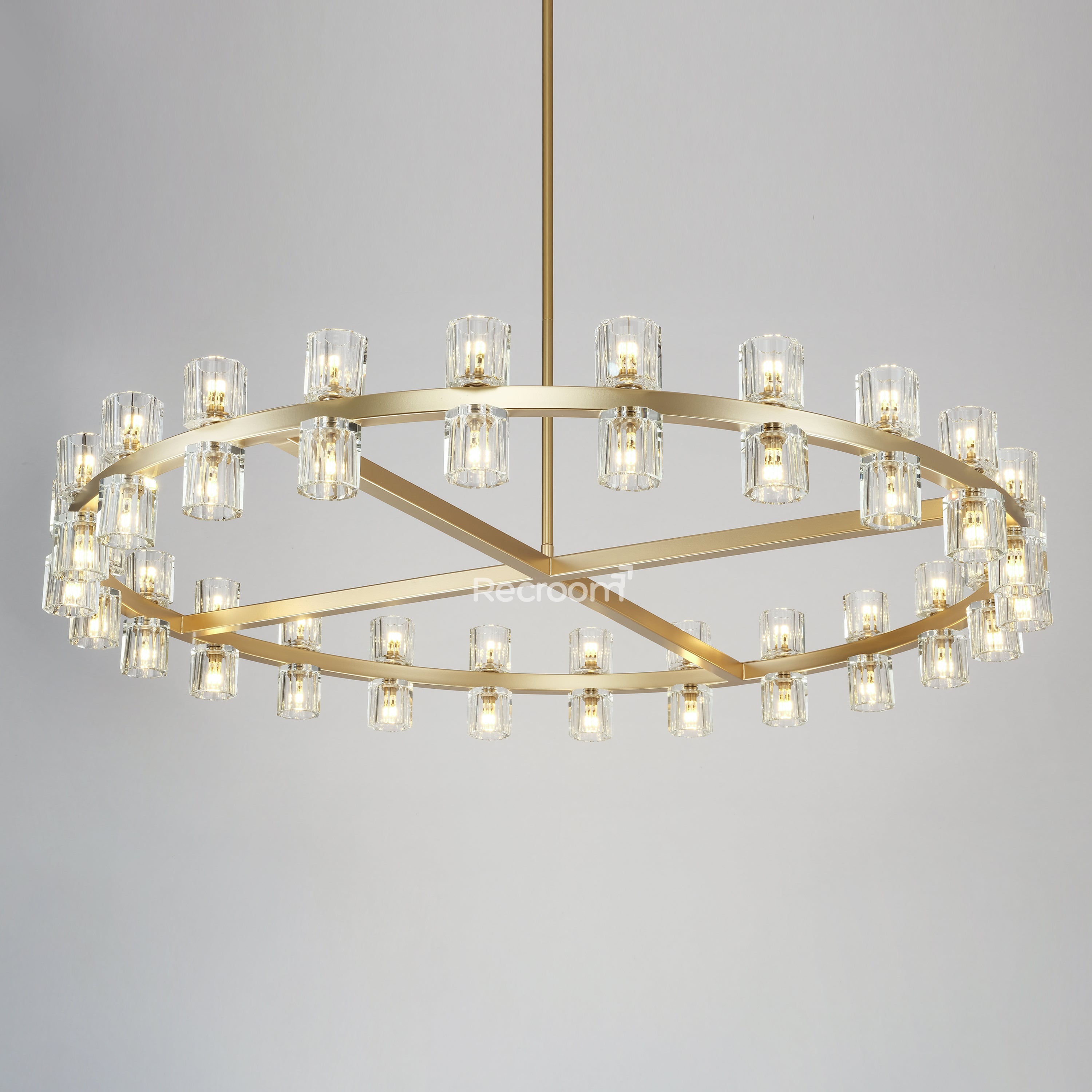 Arcachonest Round Chandelier 48" - Zonesus