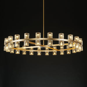 Arcachonest Round Chandelier 48" - Zonesus