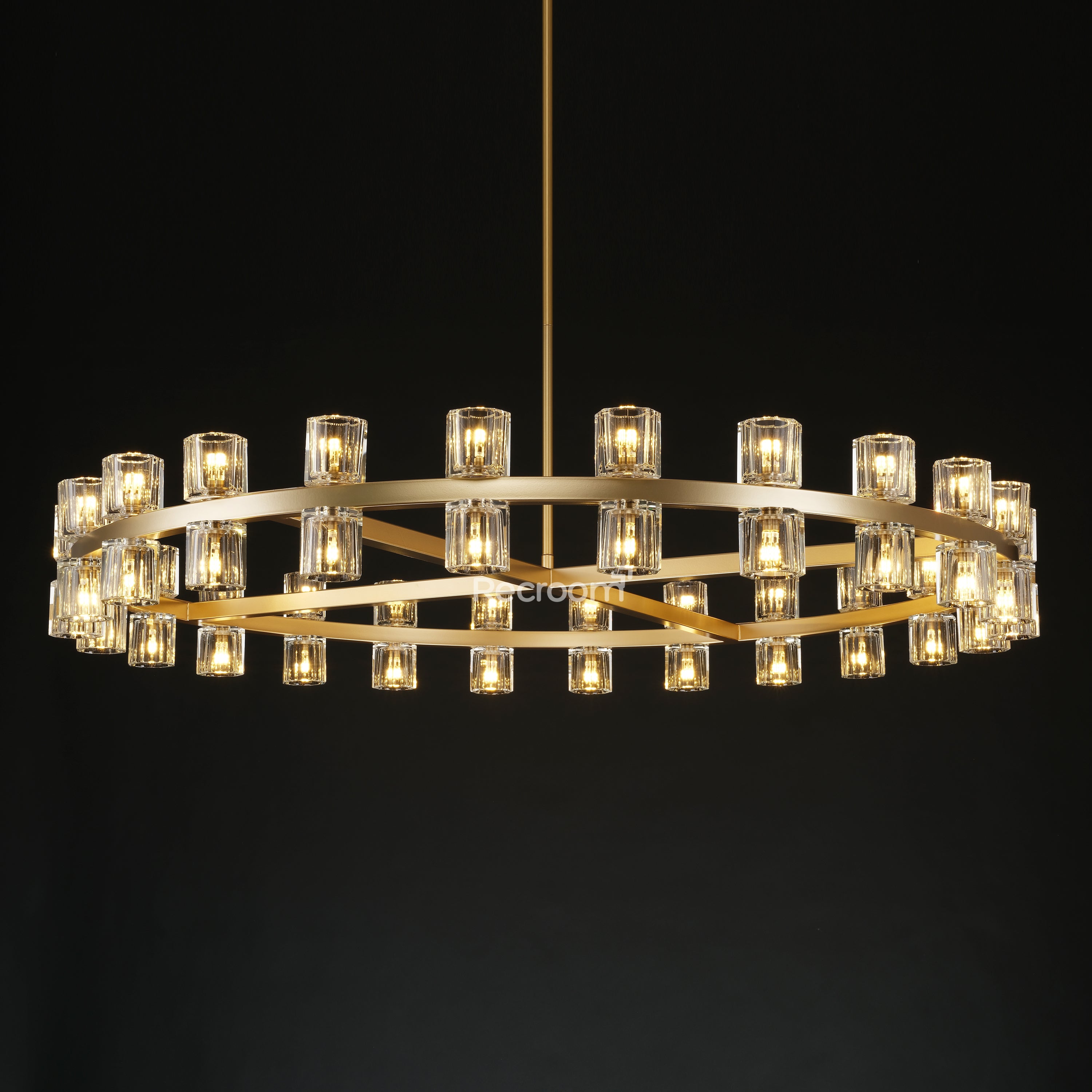 Arcachonest Round Chandelier 48" - Zonesus
