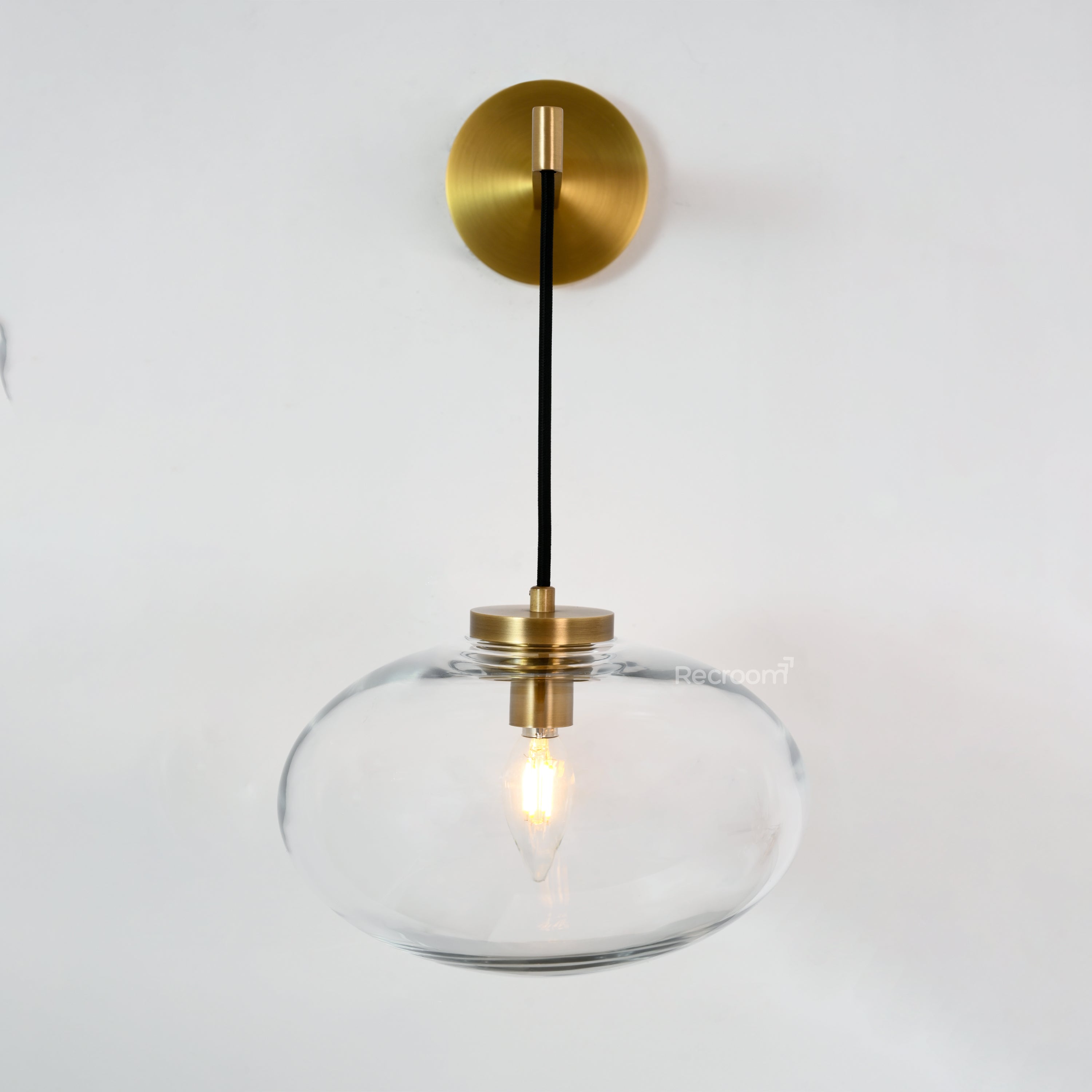 Cabretten Clear Glass Sconce 11" - Zonesus