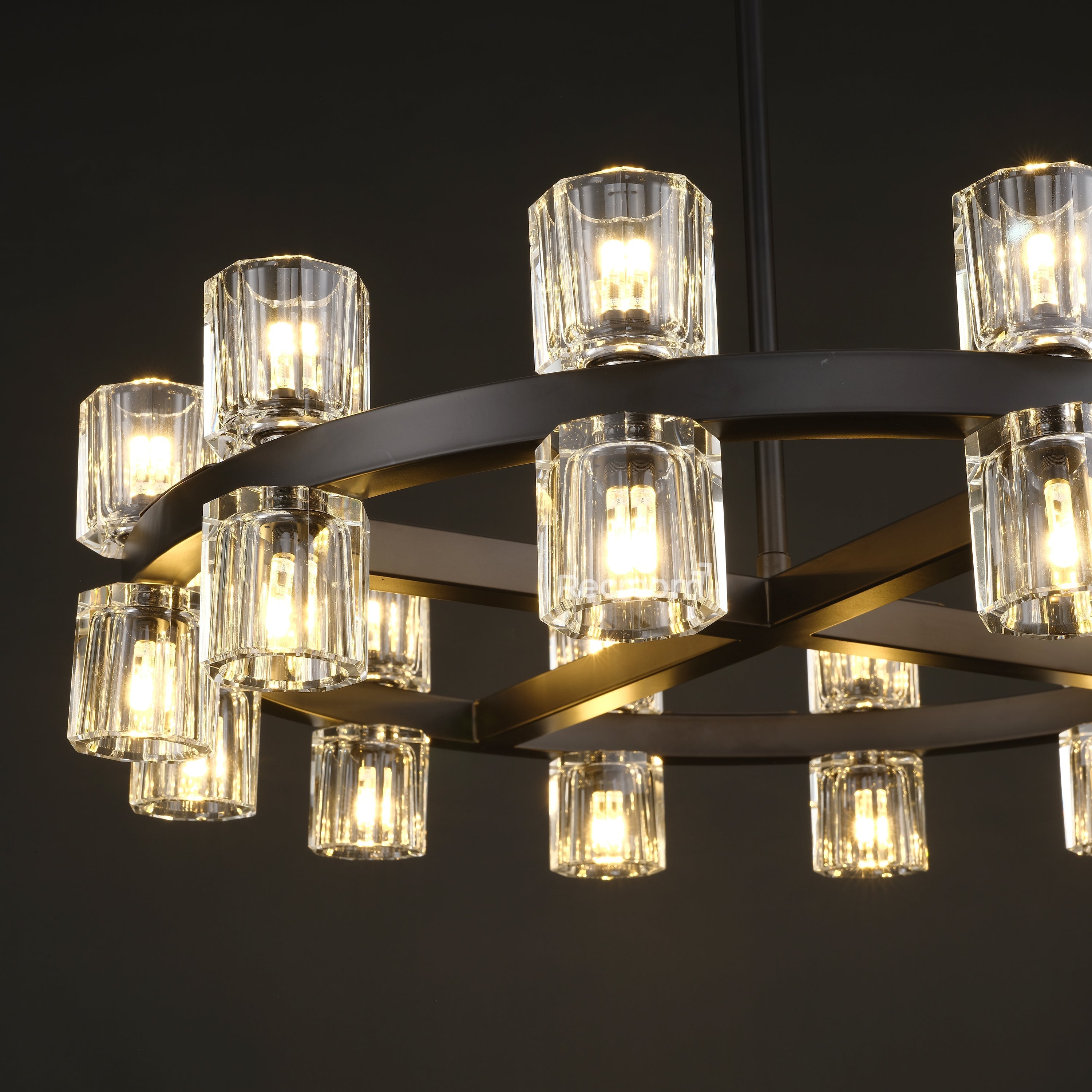 Arcachonest Round Chandelier 24" - Zonesus