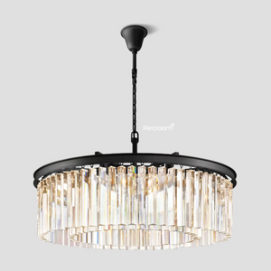 Odean Round Chandelier 32" - Zonesus