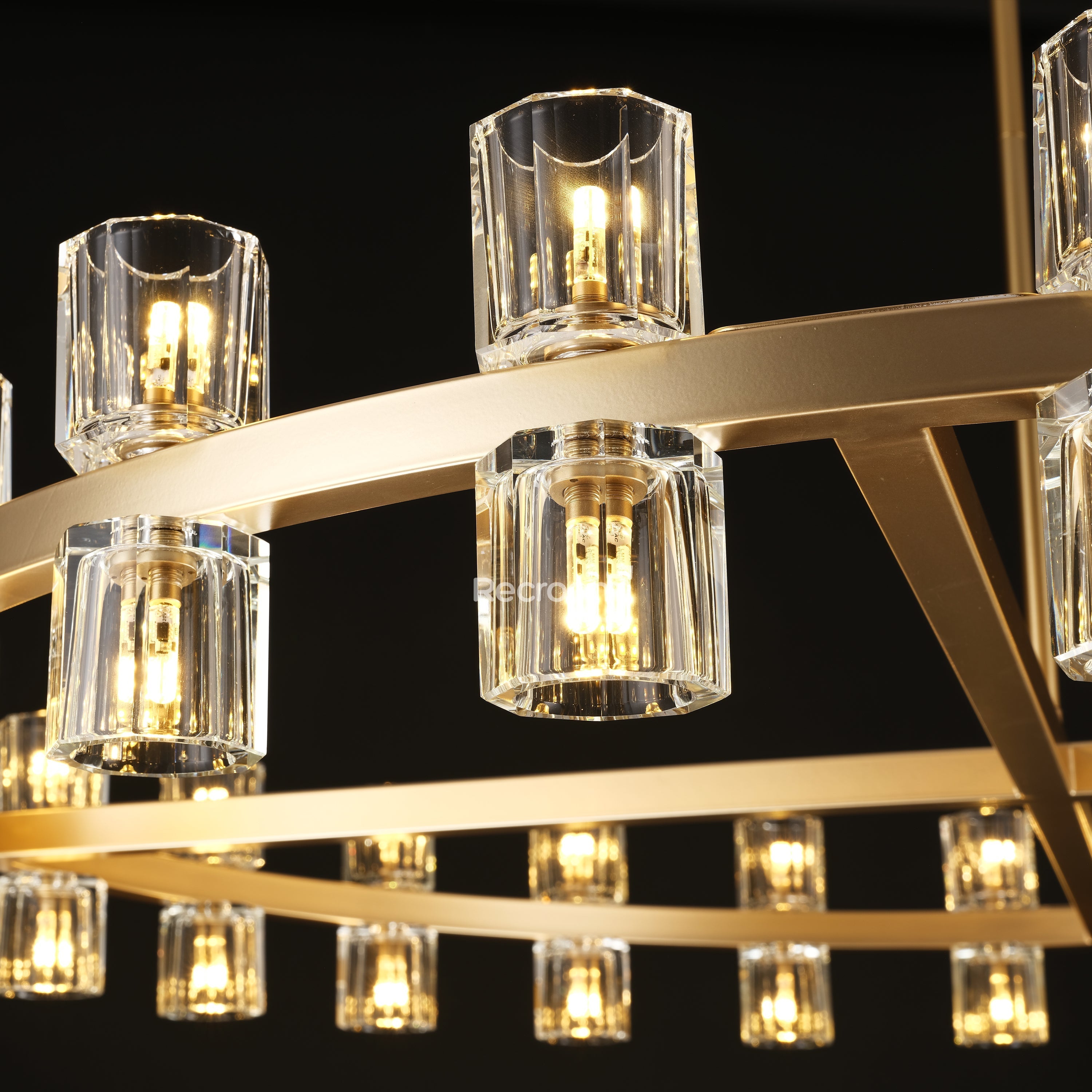 Arcachonest Round Chandelier 48" - Zonesus