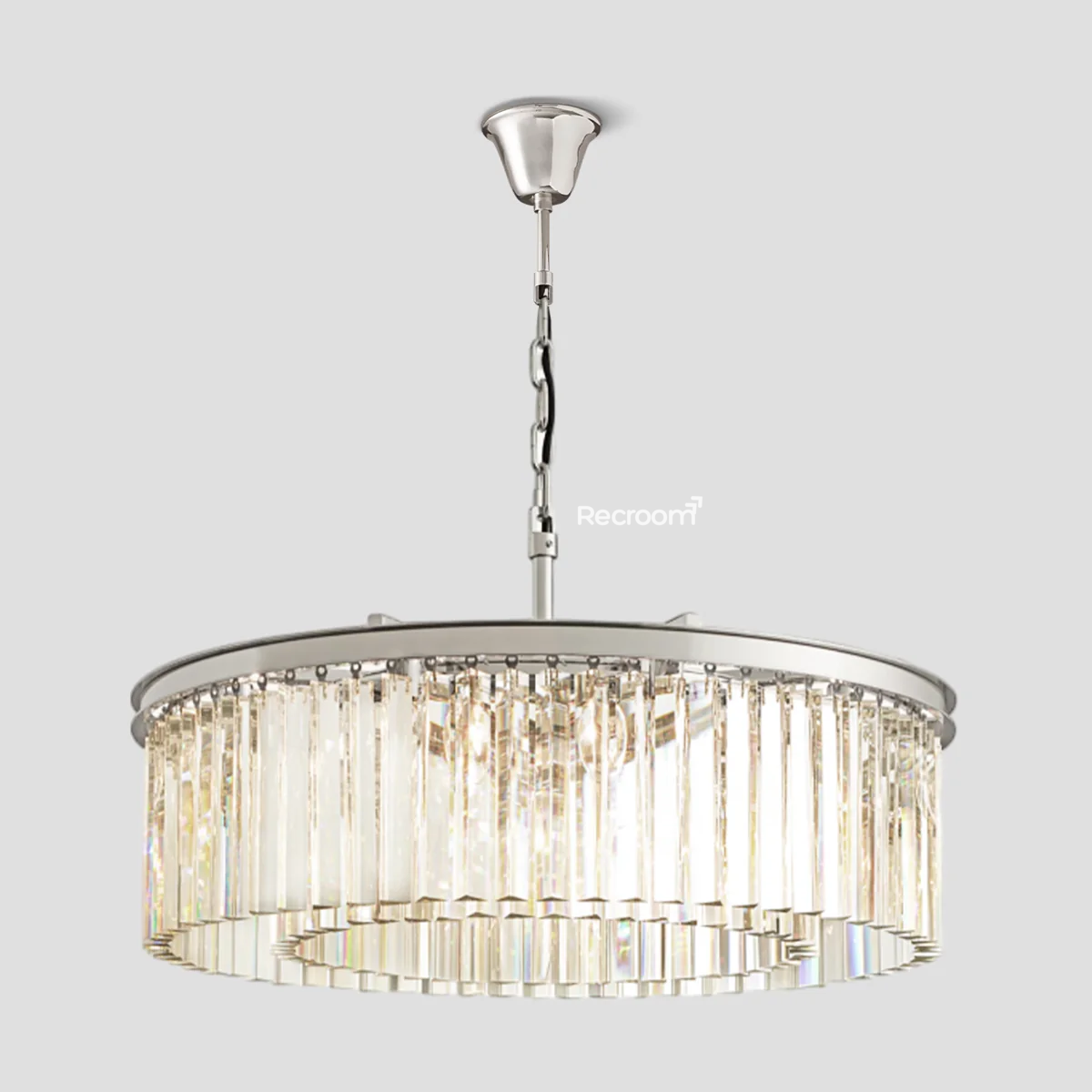 Odean Round Chandelier 32" - Zonesus