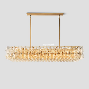 Chia Rectangular Chandelier 54" - Zonesus