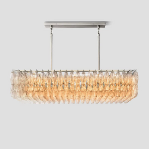Chia Rectangular Chandelier 54" - Zonesus