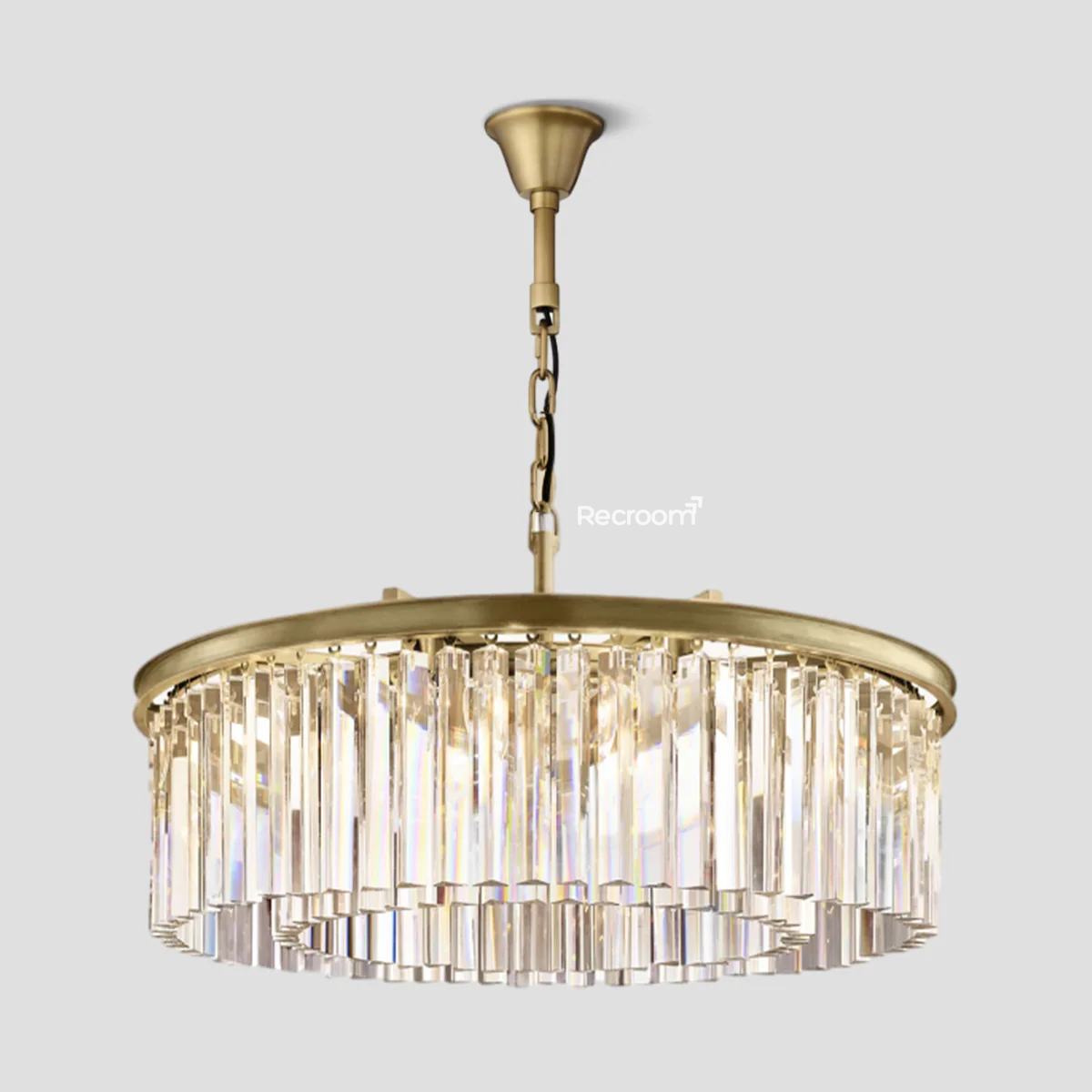 Odean Round Chandelier 32" - Zonesus