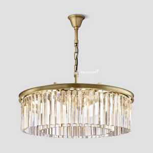 Odean Round Chandelier 32" - Zonesus