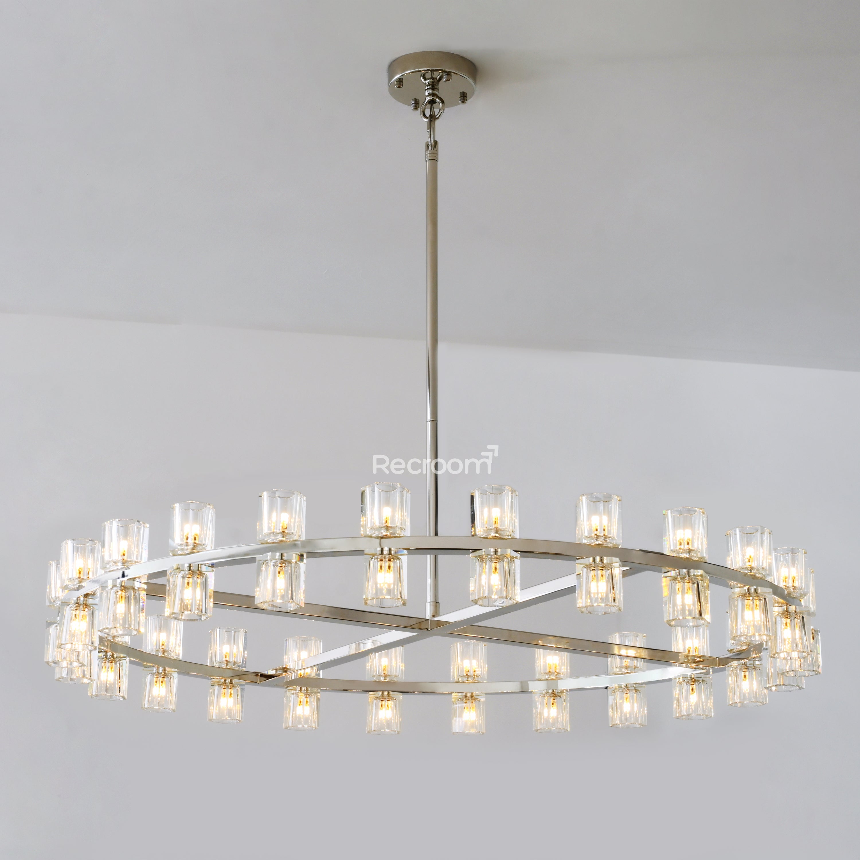 Arcachonest Round Chandelier 48" - Zonesus