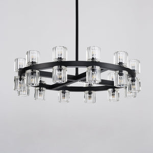 Arcachonest Round Chandelier 24" - Zonesus