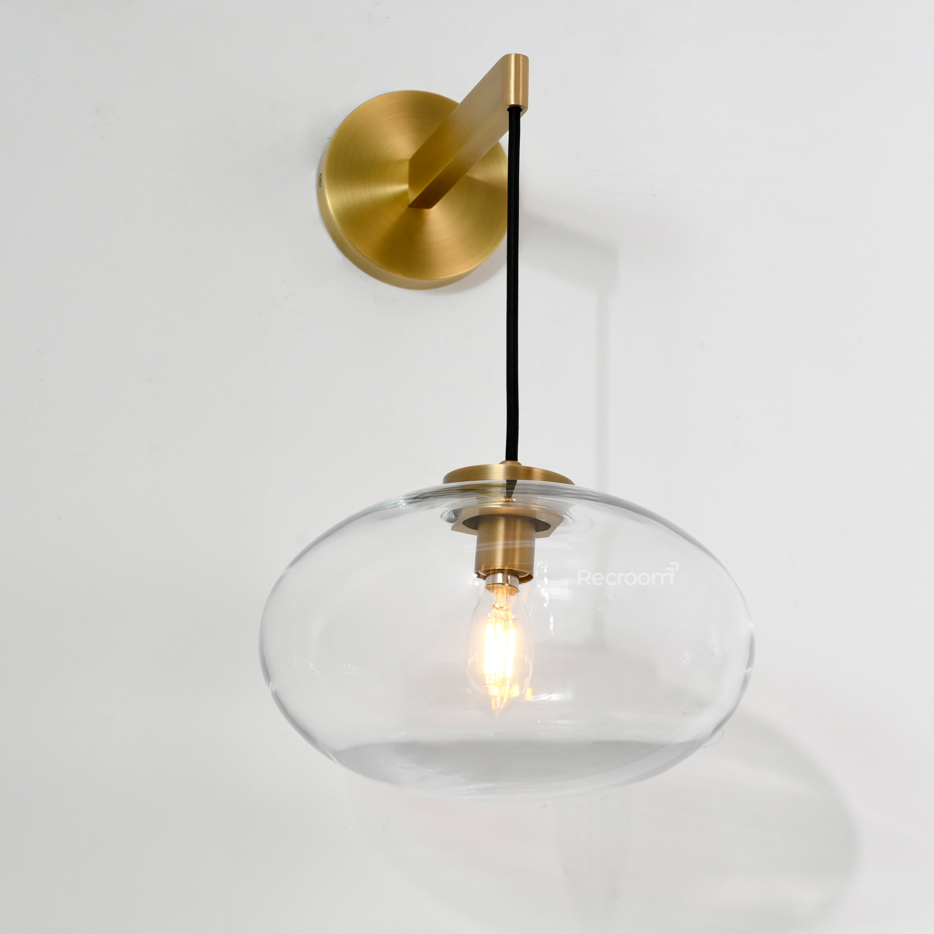 Cabretten Clear Glass Sconce 11" - Zonesus