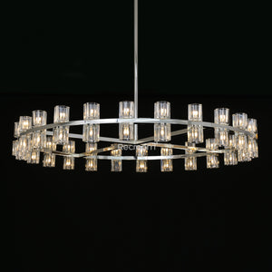 Arcachonest Round Chandelier 48" - Zonesus