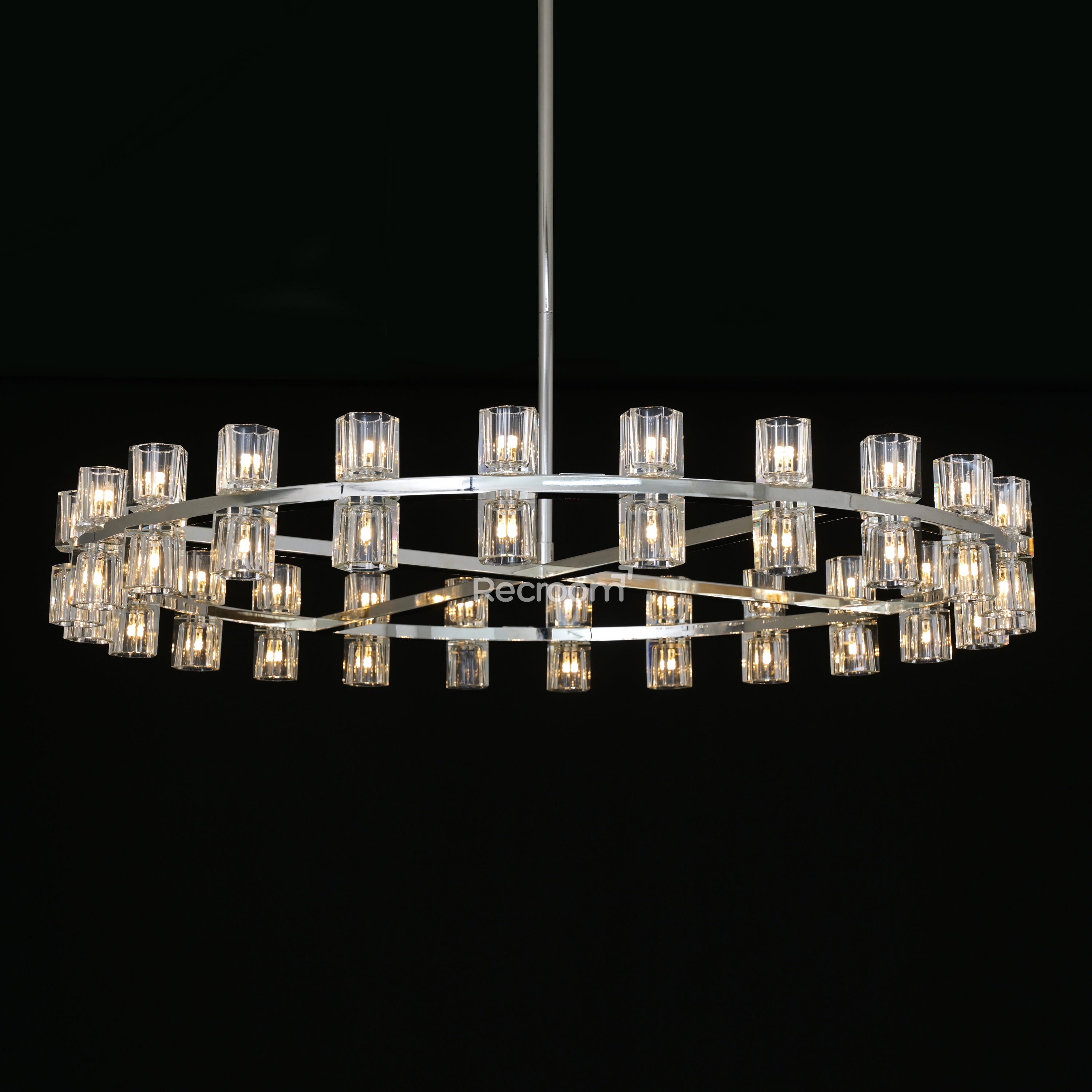Arcachonest Round Chandelier 48" - Zonesus