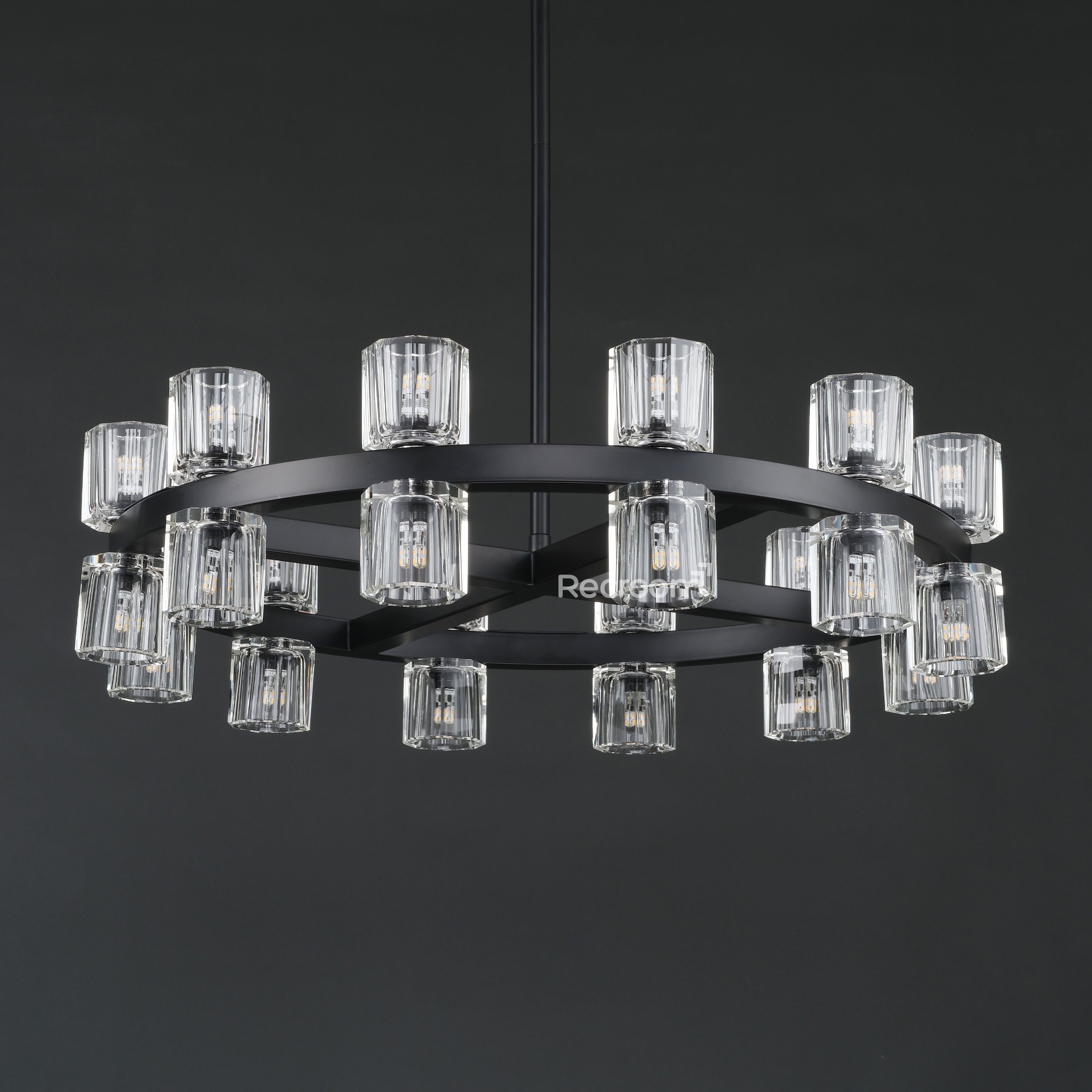 Arcachonest Round Chandelier 24" - Zonesus