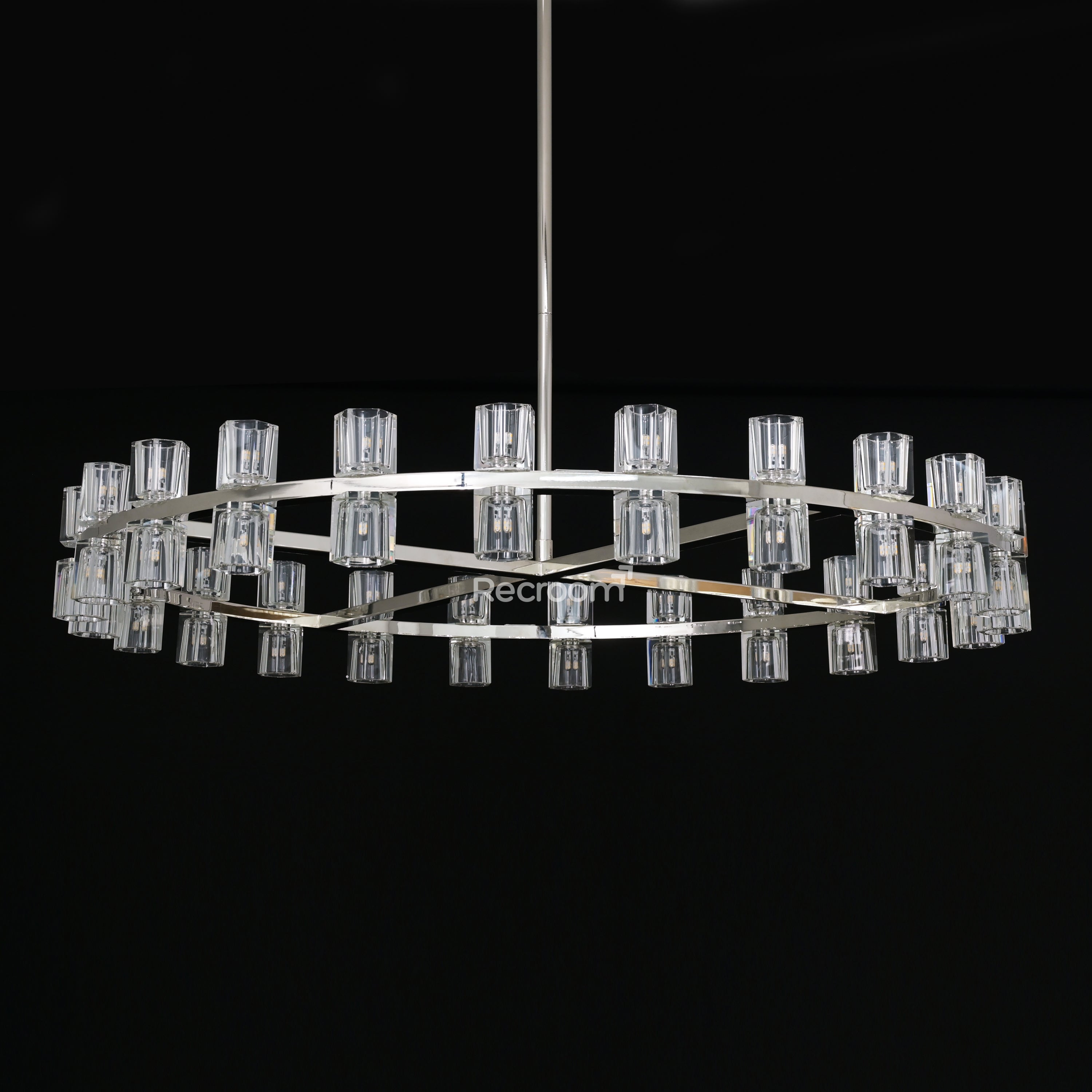 Arcachonest Round Chandelier 48" - Zonesus