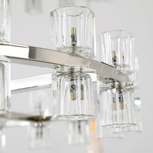 Arcachonest LED Round 2-Tier Chandelier 60" - Zonesus