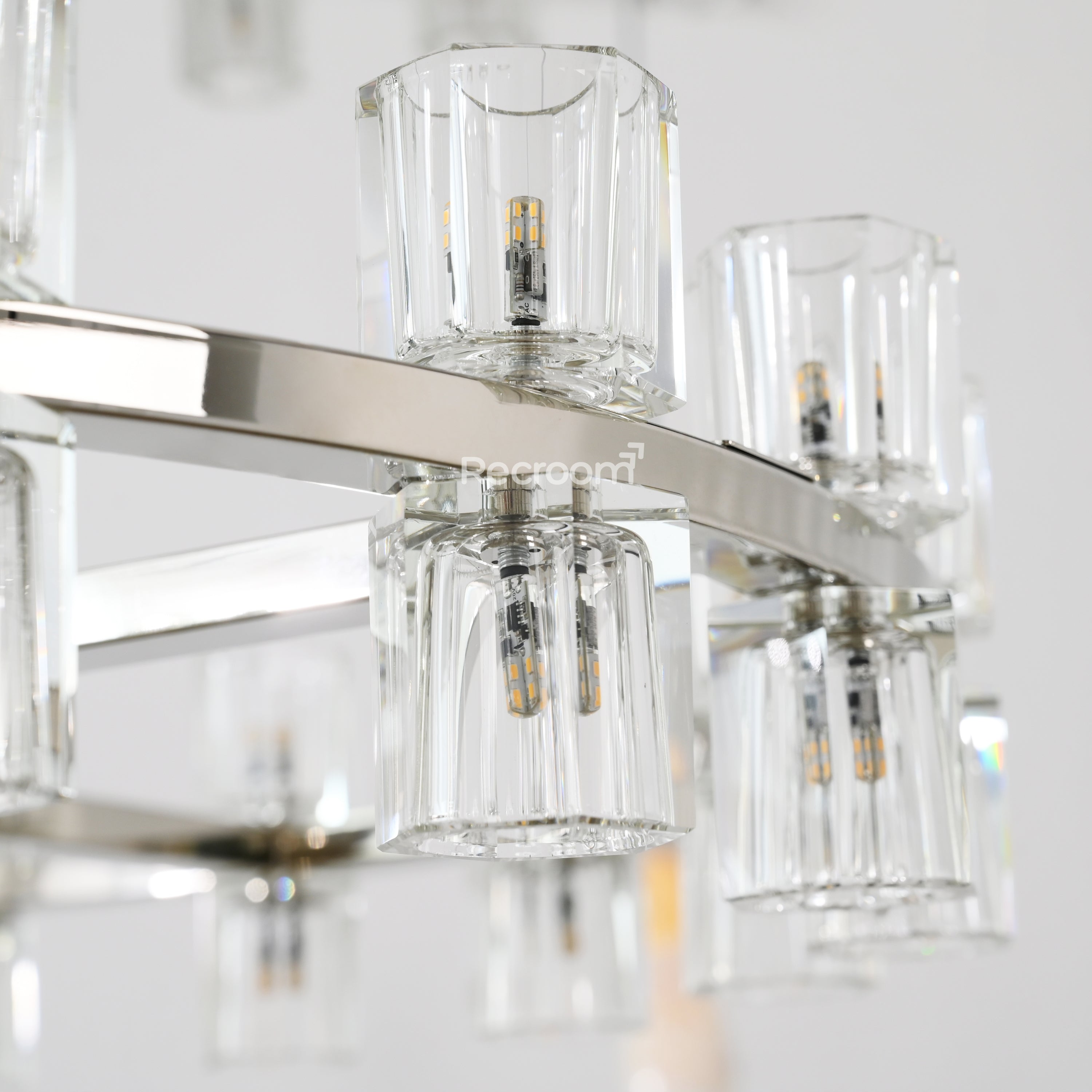 Arcachonest LED Round 2-Tier Chandelier 60" - Zonesus
