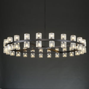 Arcachonest Round Chandelier 48" - Zonesus