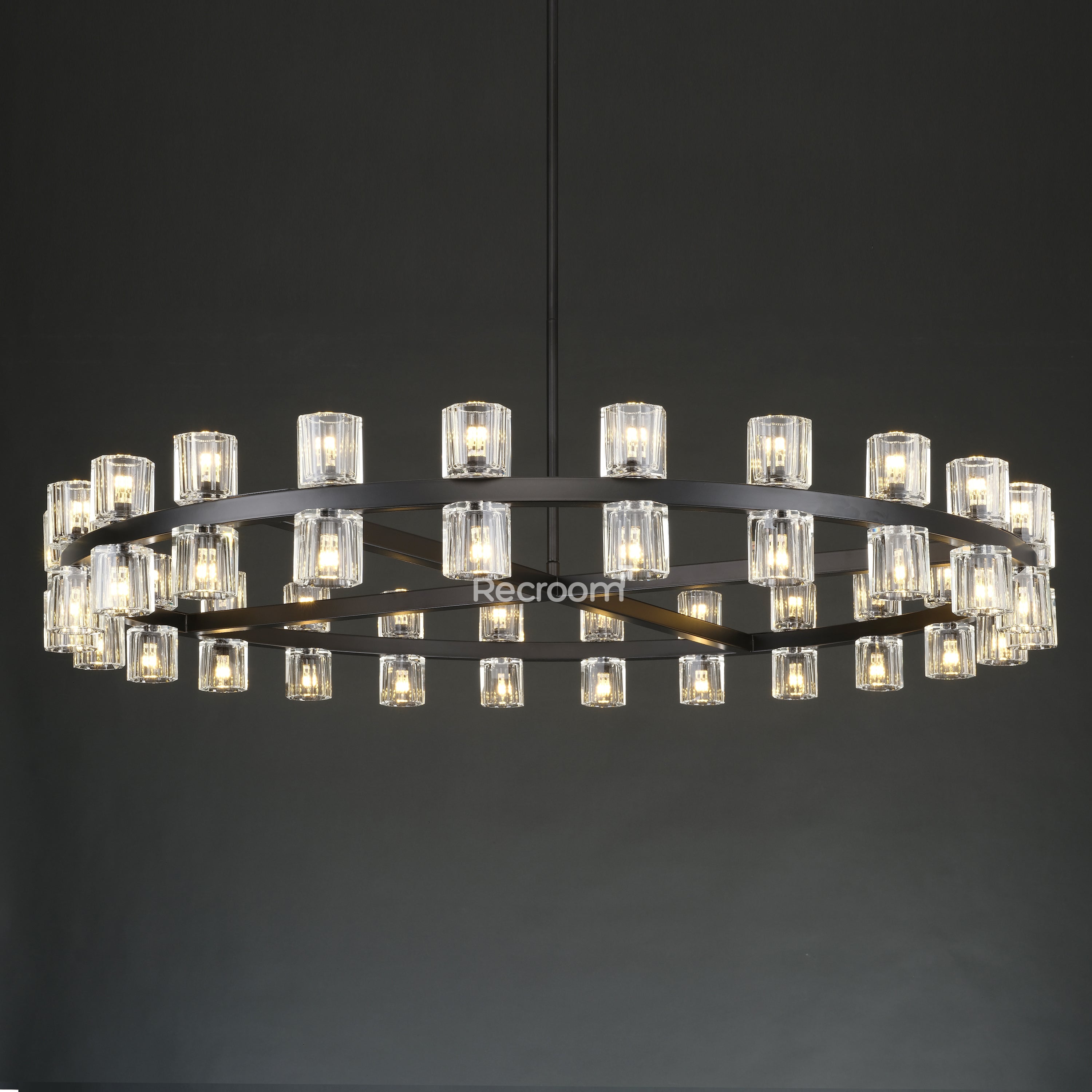 Arcachonest Round Chandelier 48" - Zonesus