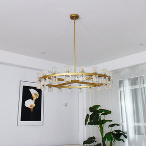 Arcachonest Round Chandelier 24" - Zonesus