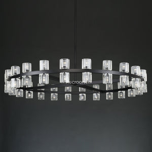 Arcachonest Round Chandelier 48" - Zonesus