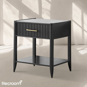 Luis 1-Drawer Nightstand - Zonesus