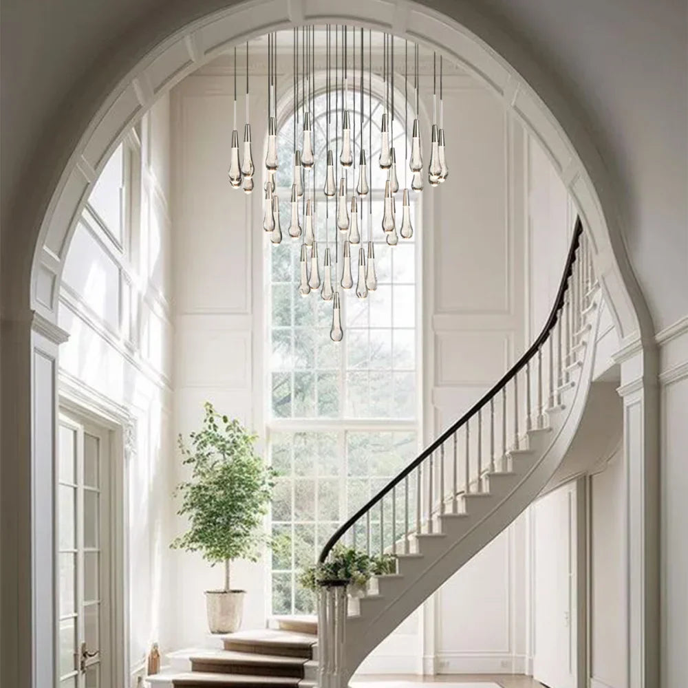 Solitaire Crystal Round Chandelier 17" 24" 36" 40'' 48'' 58"D - Zonesus
