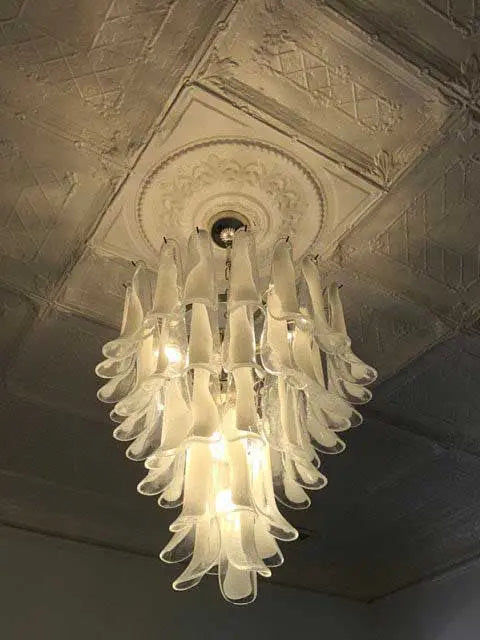 Murano Chandelier – 75 petals – Transparent - Zonesus