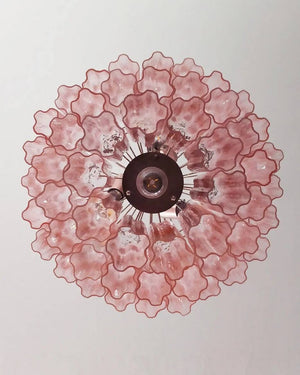 Murano Chandelier – 52 tubes – Pink - Zonesus