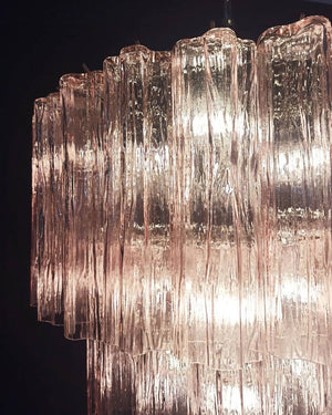 Murano Chandelier – 52 tubes – Pink - Zonesus