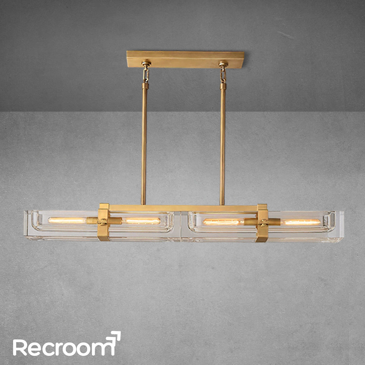 Saviler Linear Chandelier 48" - Zonesus