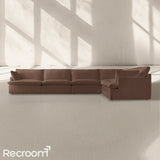 Kloud Modular Track Arm Right-Arm L-Sectional - Zonesus