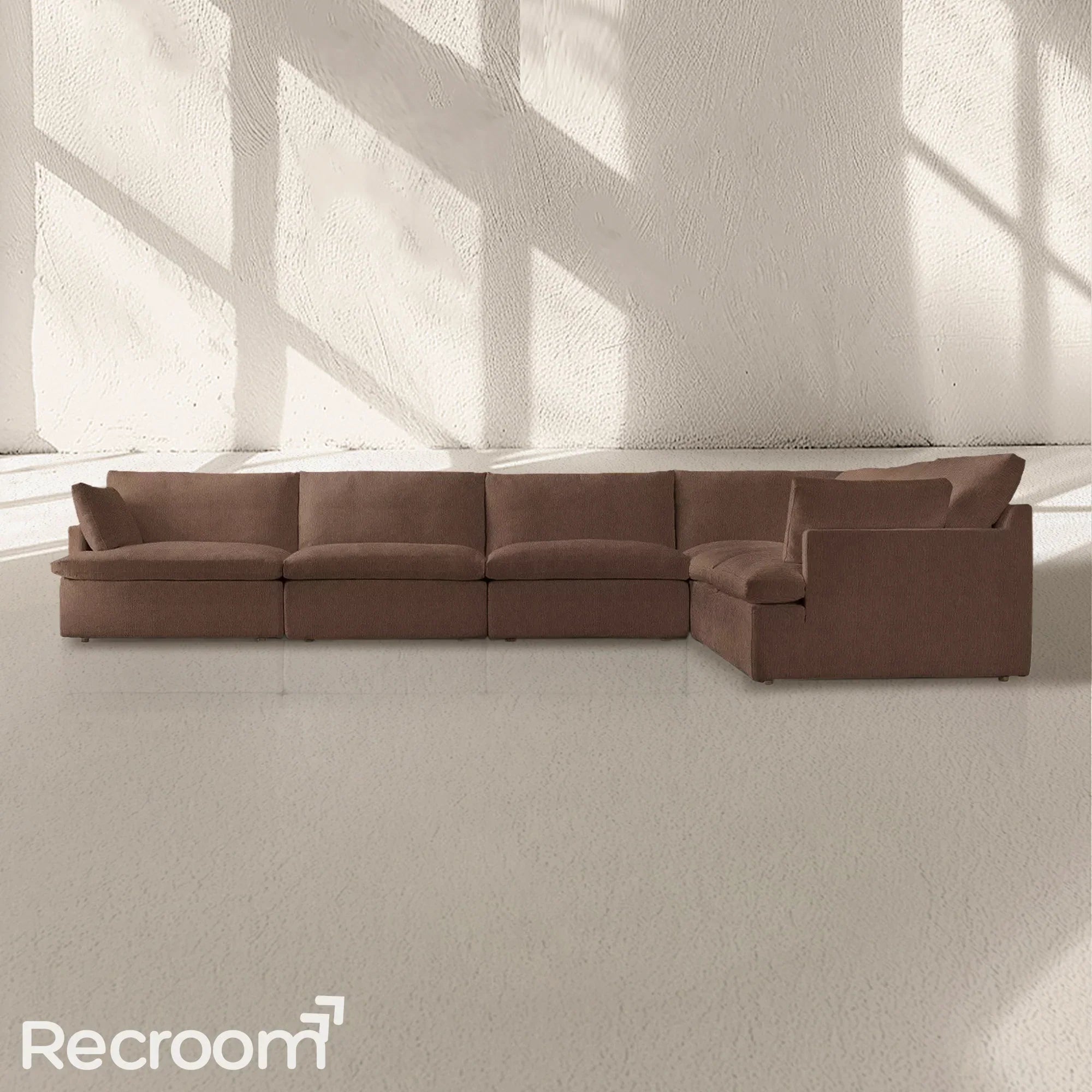 Kloud Modular Track Arm Right-Arm L-Sectional - Zonesus