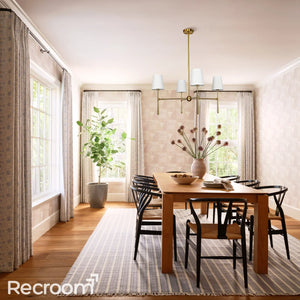 Art Fabric Lamp Shade Rhodes Round Chandelier - Zonesus