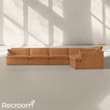 Kloud Modular Track Arm Right-Arm L-Sectional - Zonesus