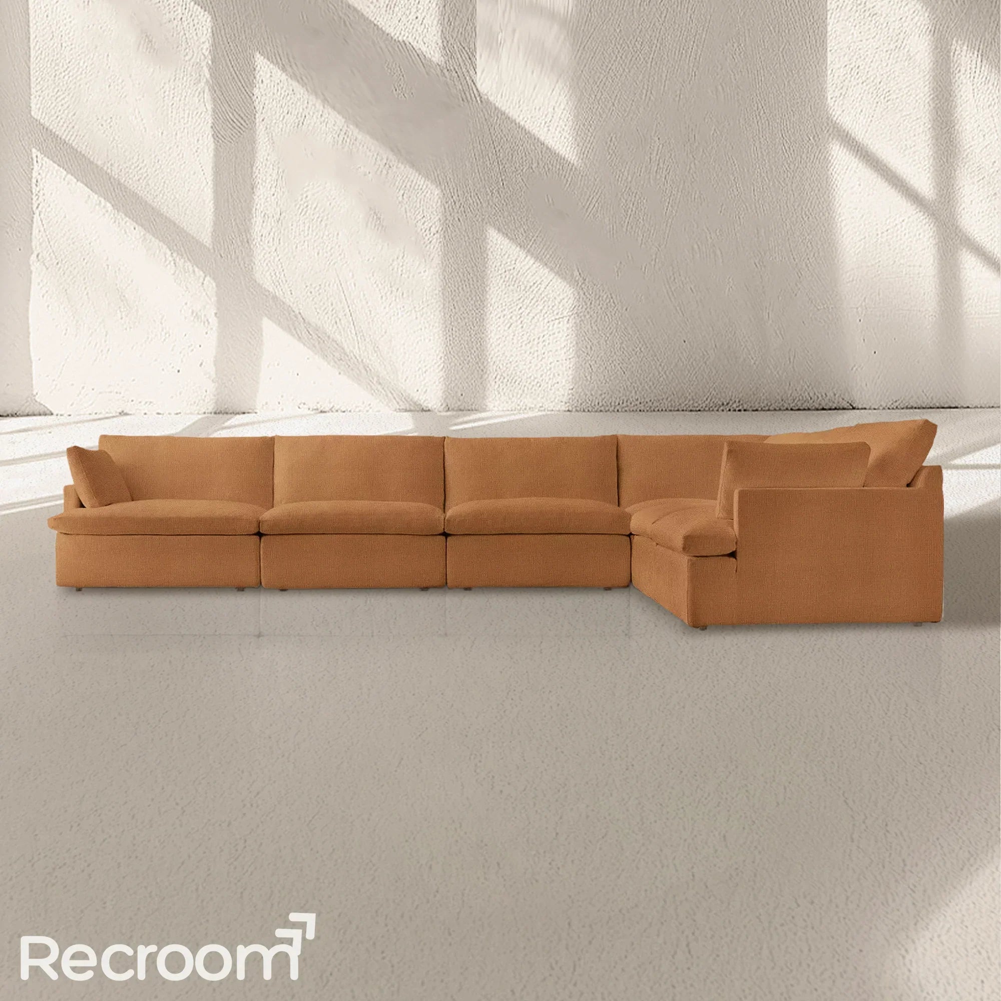 Kloud Modular Track Arm Right-Arm L-Sectional - Zonesus