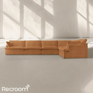 Kloud Modular Track Arm Right-Arm L-Sectional - Zonesus