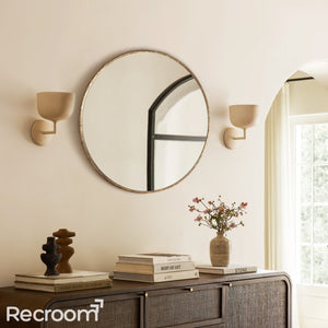 Thaddeo Round Mirror - Zonesus