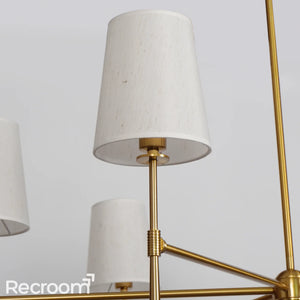 Art Fabric Lamp Shade Rhodes Round Chandelier42" - Zonesus