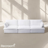 Kloud Modular Track Arm 3-Piece Sofa - Zonesus